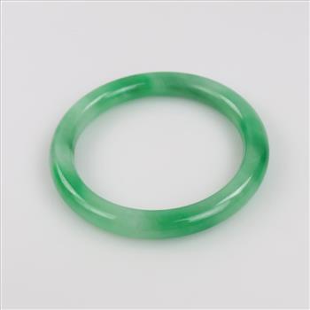 Jade Green Slip-On Bangle Bracelet