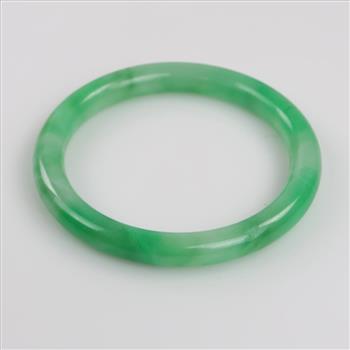Jade Green Slip-On Bangle Bracelet