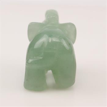 Jadeite Carved Elephant Collectible Feng Shui Figurines