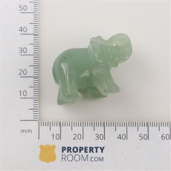 Jadeite Carved Elephant Collectible Feng Shui Figurines