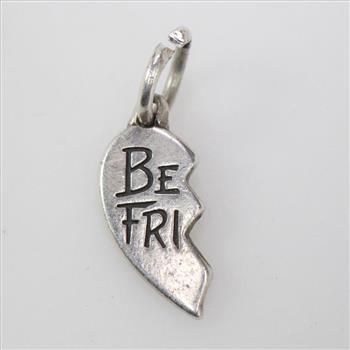 James Avery 0.83g Sterling Silver Best Friend Pendant