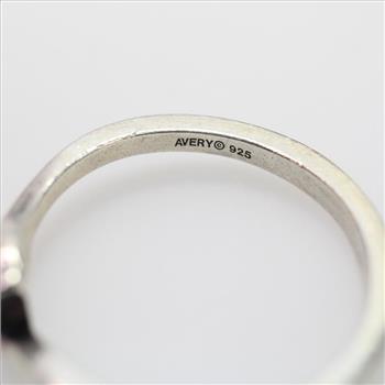 James Avery 2.51g Sterling Silver Script Inital Ring