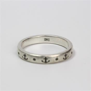 James Avery Anchor Ring 2.8g