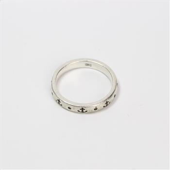 James Avery Anchor Ring 2.8g