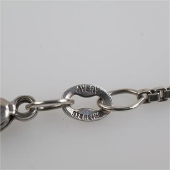 James Avery Silver Box Chain Necklace