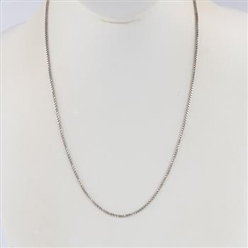 James Avery Silver Box Chain Necklace