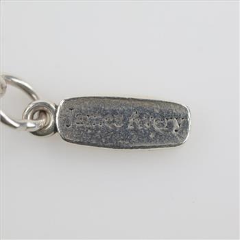 James Avery Silver Forged Link Charm Bracelet