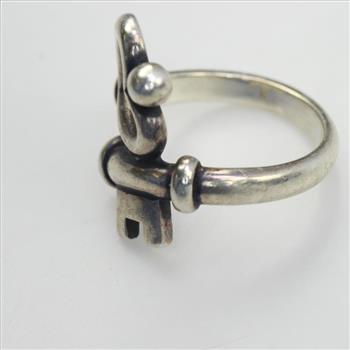 James Avery Silver Key To My Heart Ring