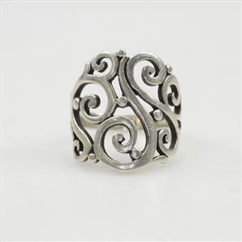 James Avery Silver Open Sorrento Ring