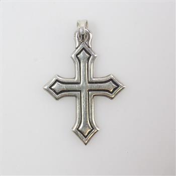 James Avery Silver Passion Cross Pendant, 3.10g