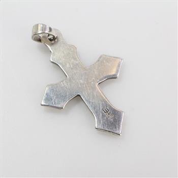 James Avery Silver Passion Cross Pendant, 3.10g