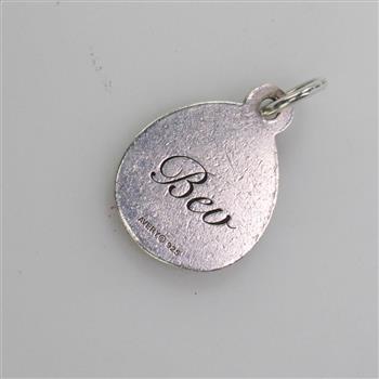 James Avery Silver Paw Print Charm, 2.71g