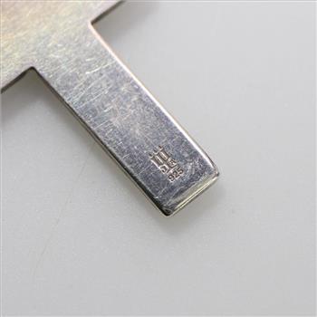 James Avery Silver Plain Latin Cross Pendant, 3.37g