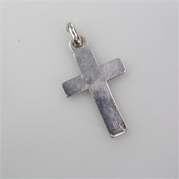 James Avery Silver Plain Latin Cross Pendant, 3.55g