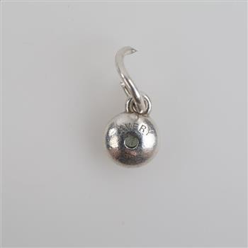 James Avery Silver Remembrance Blue Birthstone Charm