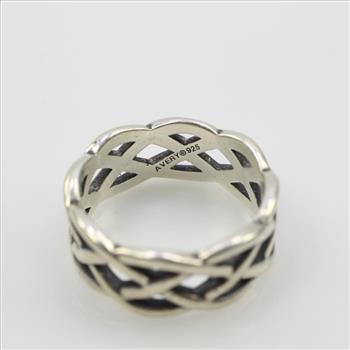 James Avery Silver Woven Trinity Ring