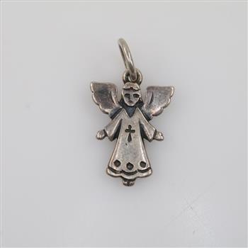 James Avery Sterling Silver Adorned Angel Pendant