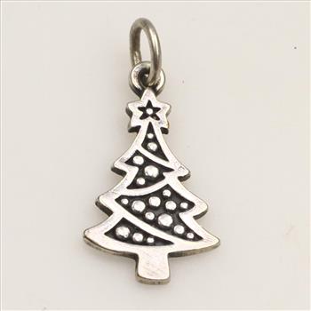 James Avery Sterling Silver Adorned Christmas Tree Charm