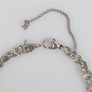 James Avery Sterling Silver Double Curb Chain Bracelet