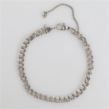 James Avery Sterling Silver Double Curb Chain Bracelet
