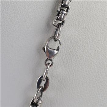 James Avery Sterling Silver Extra Heavy Box Necklace