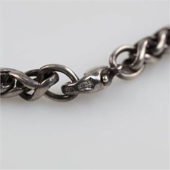 James Avery Sterling Silver Extra Heavy Spiga Chain Necklace