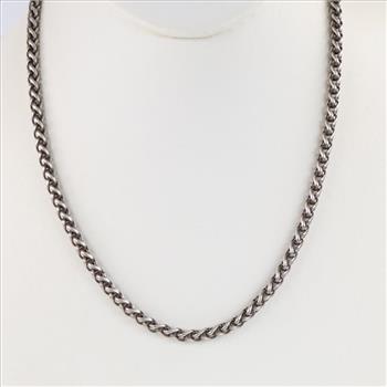 James Avery Sterling Silver Extra Heavy Spiga Chain Necklace