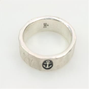 James Avery Sterling Silver Forged Faith, Love And Hope Band