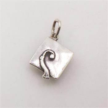 James Avery Sterling Silver Graduation Cap Charm