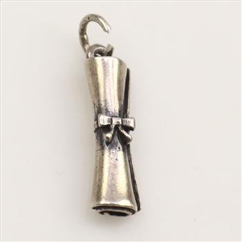 James Avery Sterling Silver Graduation Diploma Charm