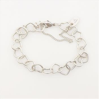 James Avery Sterling Silver Hearts Charm Bracelet