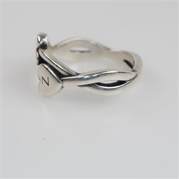 James Avery Sterling Silver Hearts Entwined Ring