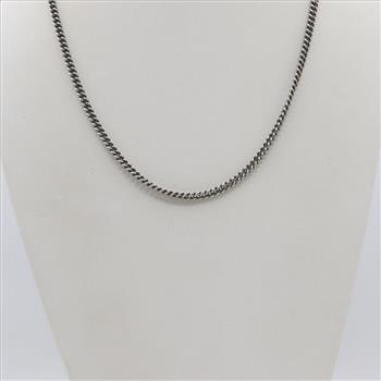 James Avery Sterling Silver Heavy Curb Chain Necklace