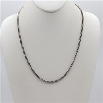 James Avery Sterling Silver Heavy Curb Chain Necklace
