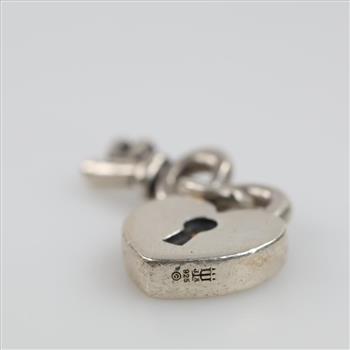 James Avery Sterling Silver My Heart Is Yours Charm