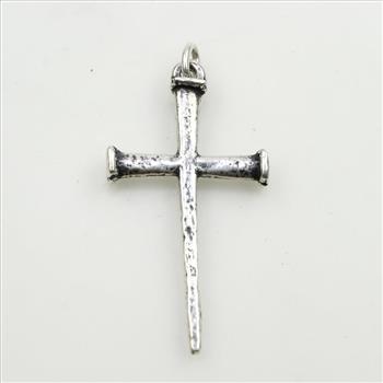 James Avery Sterling Silver Nail Cross Pendant