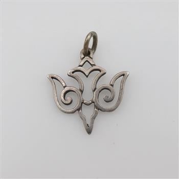 James Avery Sterling Silver Open Descending Dove Pendant
