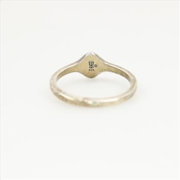 James Avery Sterling Silver Petite Signet Initial Ring