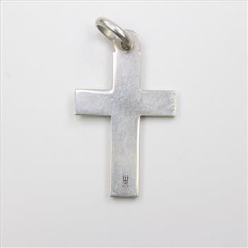 James Avery Sterling Silver Plain Latin Cross Pendant