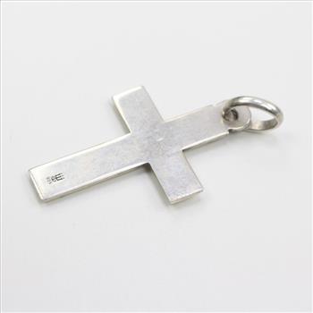 James Avery Sterling Silver Plain Latin Cross Pendant