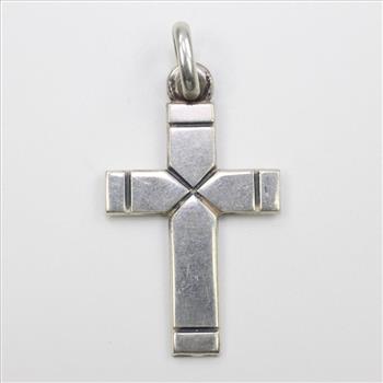 James Avery Sterling Silver Plain Latin Cross Pendant
