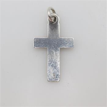 James Avery Sterling Silver Plain Latin Cross Pendant