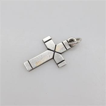 James Avery Sterling Silver Plain Latin Cross Pendant