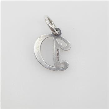 James Avery Sterling Silver Script Initial Charm