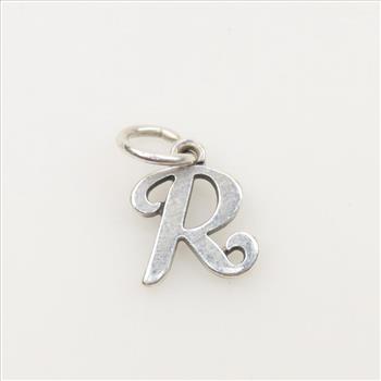 James Avery Sterling Silver Script Initial Charm