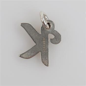 James Avery Sterling Silver Script Initial Charm