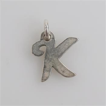 James Avery Sterling Silver Script Initial Charm