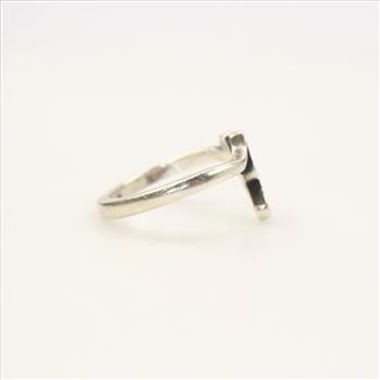 James Avery Sterling Silver Script Initial Ring