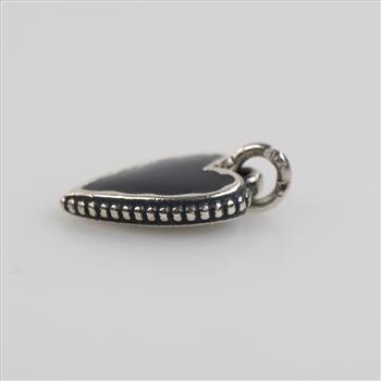 James Avery Sterling Silver Small Enamel Heart Charm