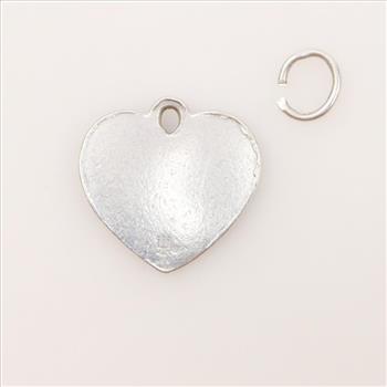 James Avery Sterling Silver Sweet 16 Heart Charm